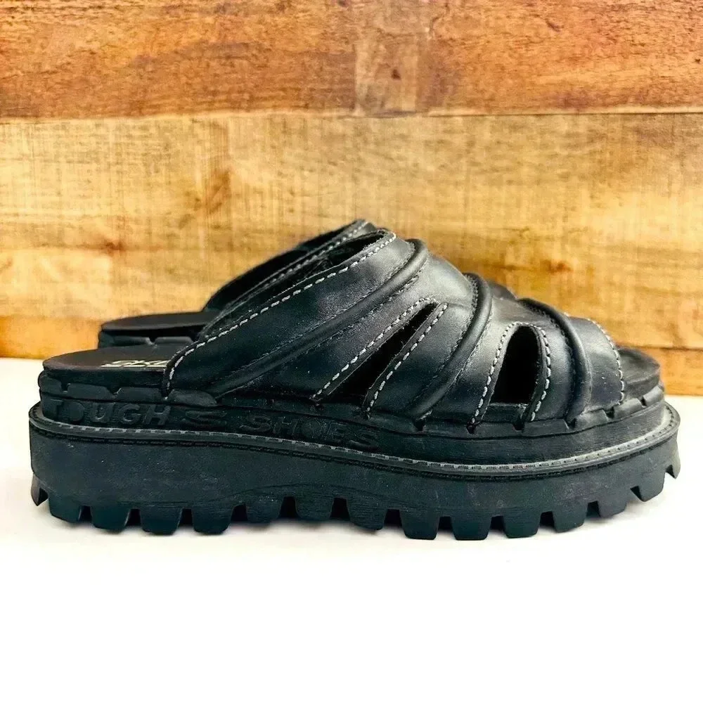Vintage Y2K Sketchers Jammer Platform Sandals